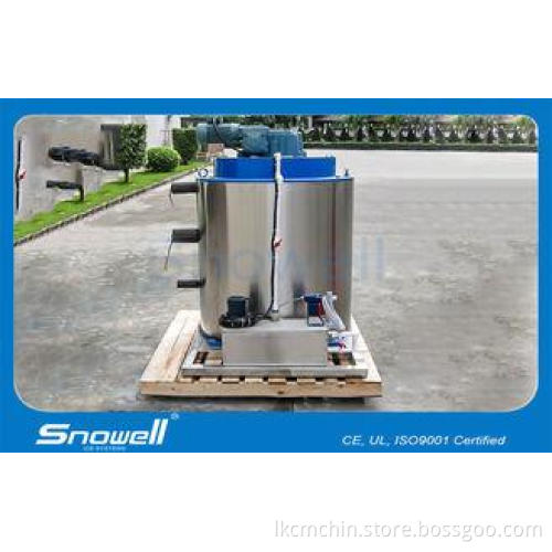Stainless Steel Flake Ice Evaporator Making Machine 2000kg/